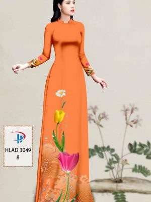 Vải Áo Dài Hoa Tulip AD HLAD3049 38